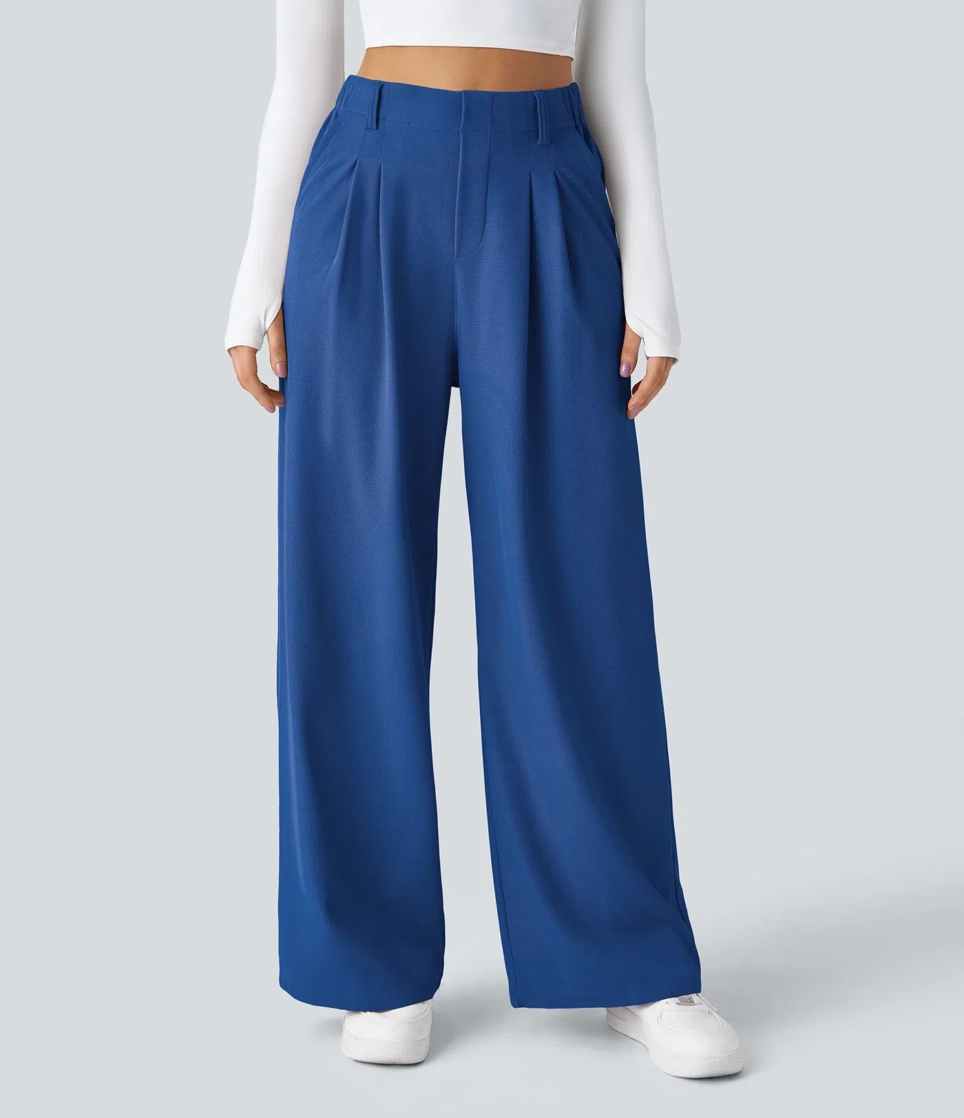 ✨ High Waist Wide Leg Trousers