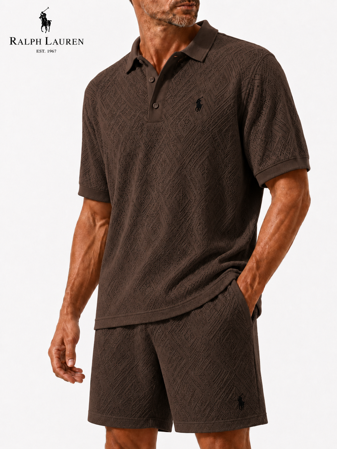 High-quality and comfortable polo shirt set