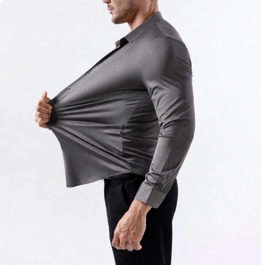 Men’s Stretch Slim Fit Wrinkle-Free Dress Shirt✨