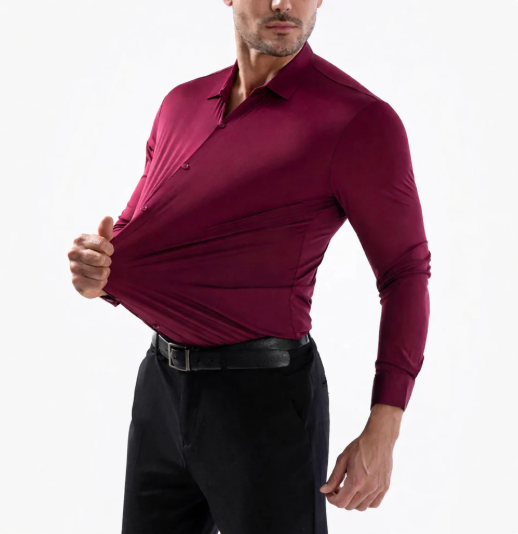 Men’s Stretch Slim Fit Wrinkle-Free Dress Shirt✨