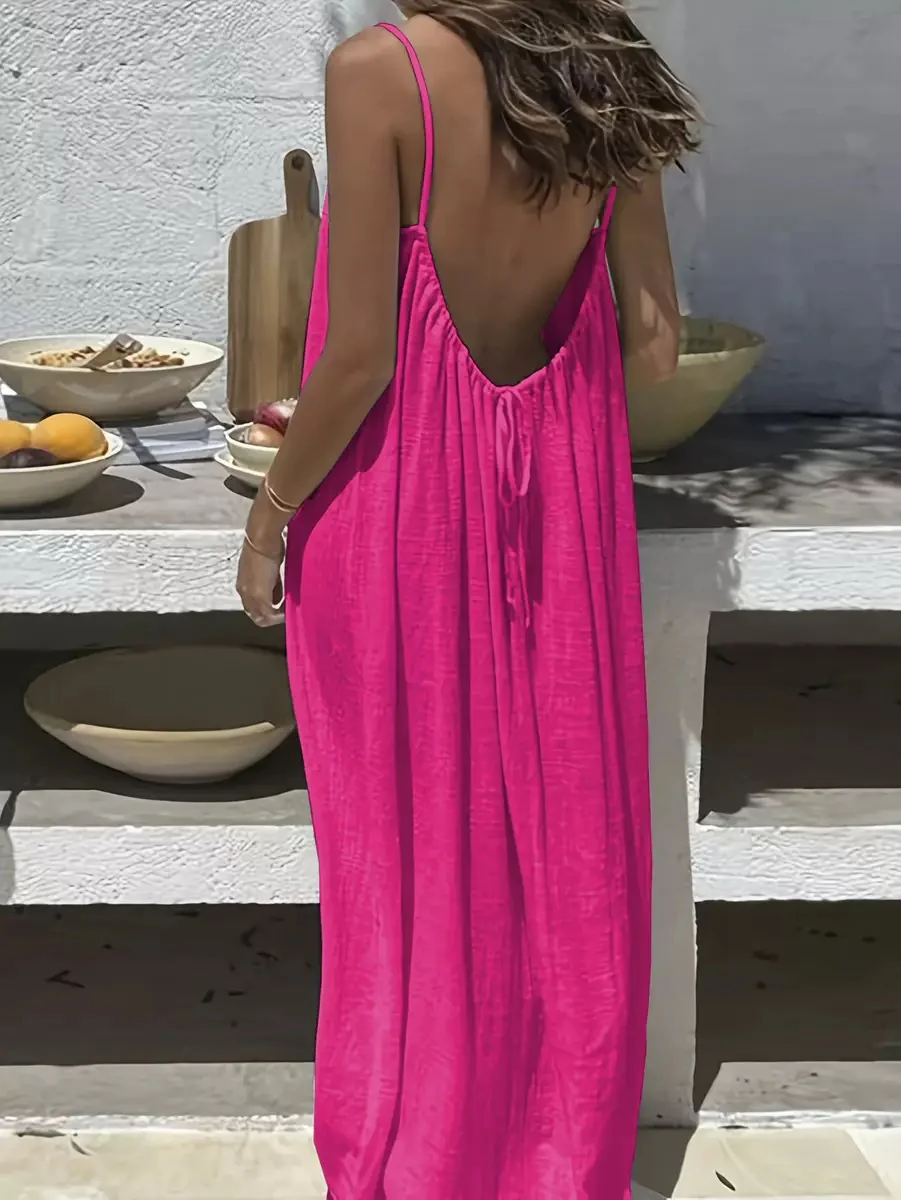 🔥Sunset Backless Maxi Dress