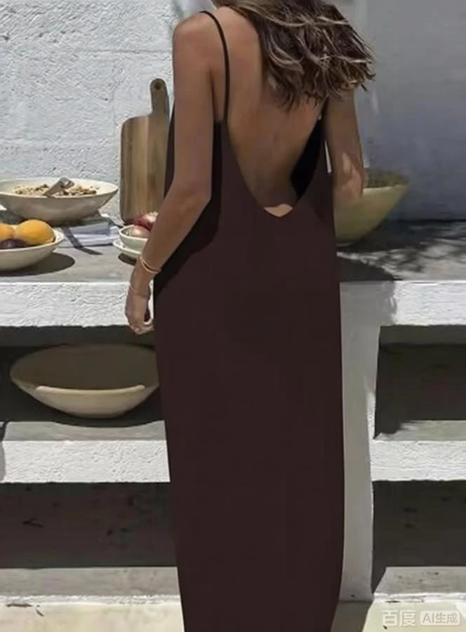 🔥Sunset Backless Maxi Dress