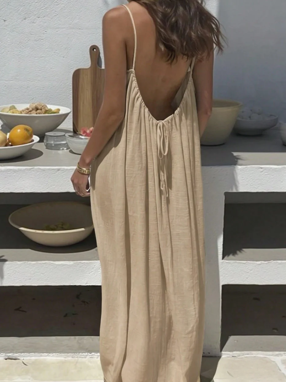 🔥Sunset Backless Maxi Dress