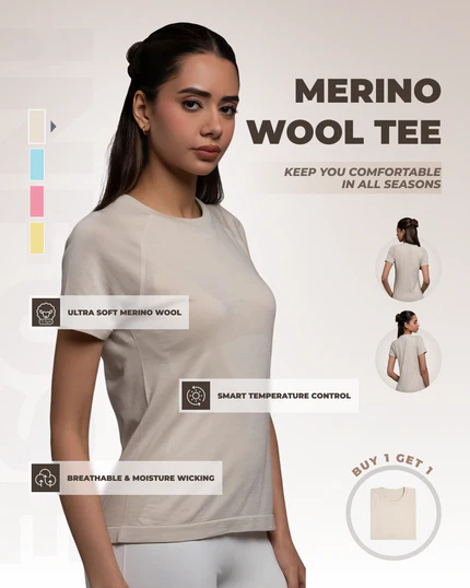 Everyday Merino Wool Performance Tee