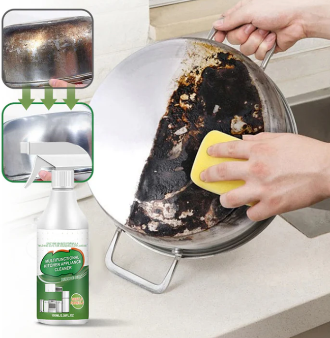 🍋🎖️ Kitchen Enzyme Cleaner – Powerful Degreasing, Long-Lasting Freshness