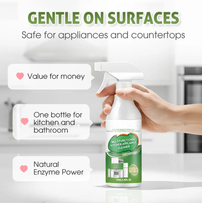 🍋🎖️ Kitchen Enzyme Cleaner – Powerful Degreasing, Long-Lasting Freshness
