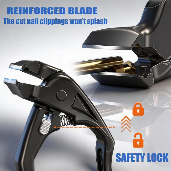 🥳2026 HOT SALE💅Stainless Steel Nail Clipper with Curved Precision Blades – Effortless for Thick Nails & Seniors! ✂️✨