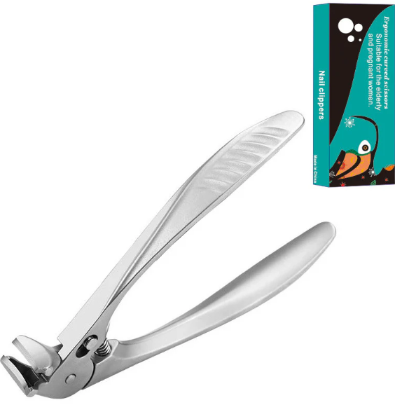 🥳2026 HOT SALE💅Stainless Steel Nail Clipper with Curved Precision Blades – Effortless for Thick Nails & Seniors! ✂️✨