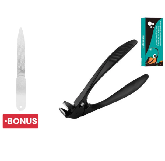 🥳2026 HOT SALE💅Stainless Steel Nail Clipper with Curved Precision Blades – Effortless for Thick Nails & Seniors! ✂️✨