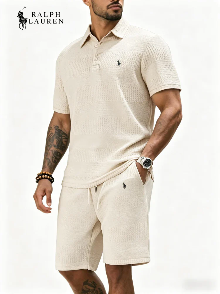 High-quality and comfortable polo shirt set