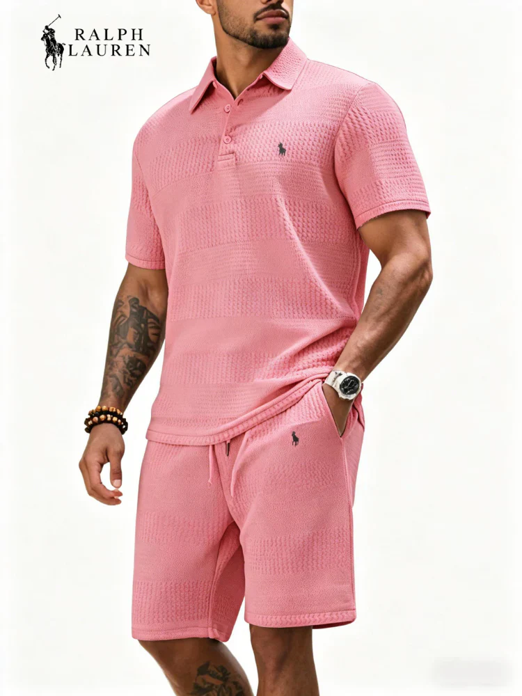High-quality and comfortable polo shirt set