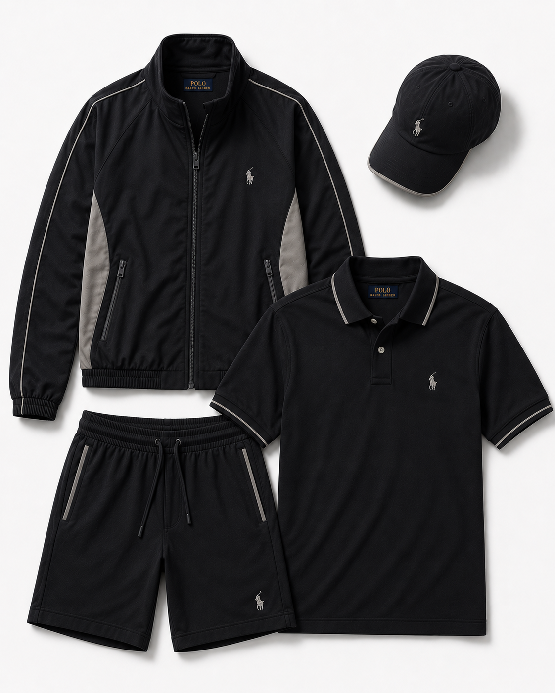 Men's Ultra Comfortable 4-Piece Polo Set