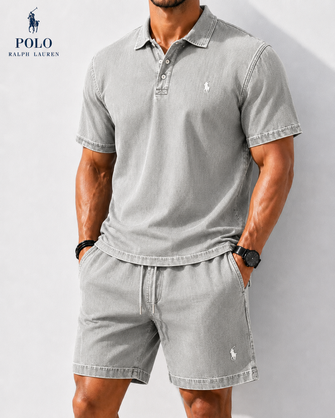 Men’s  Denim Two-Piece Outfit