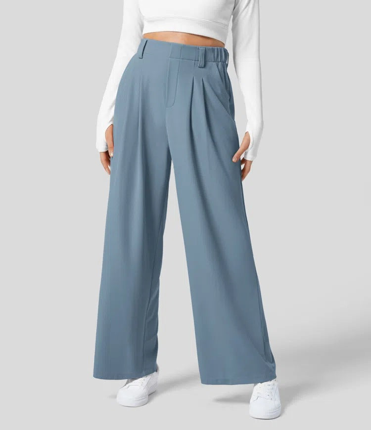 ✨ High Waist Wide Leg Trousers
