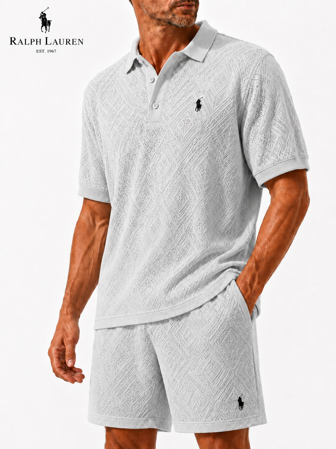 High-quality and comfortable polo shirt set