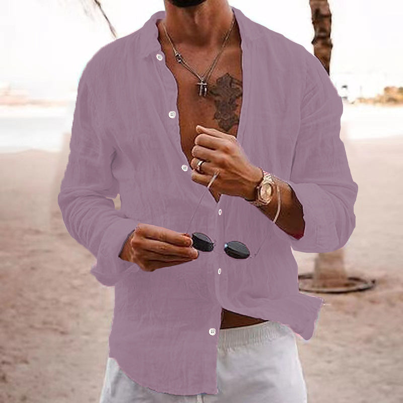 Men's Lightweight Linen Shirt - 🔥 Viral Style