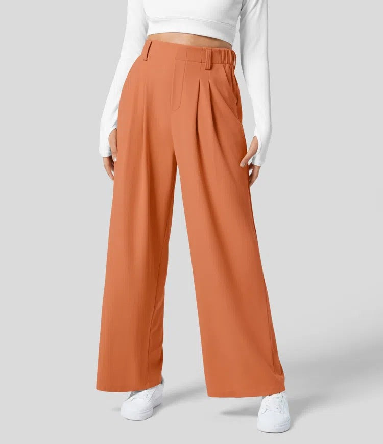 ✨ High Waist Wide Leg Trousers