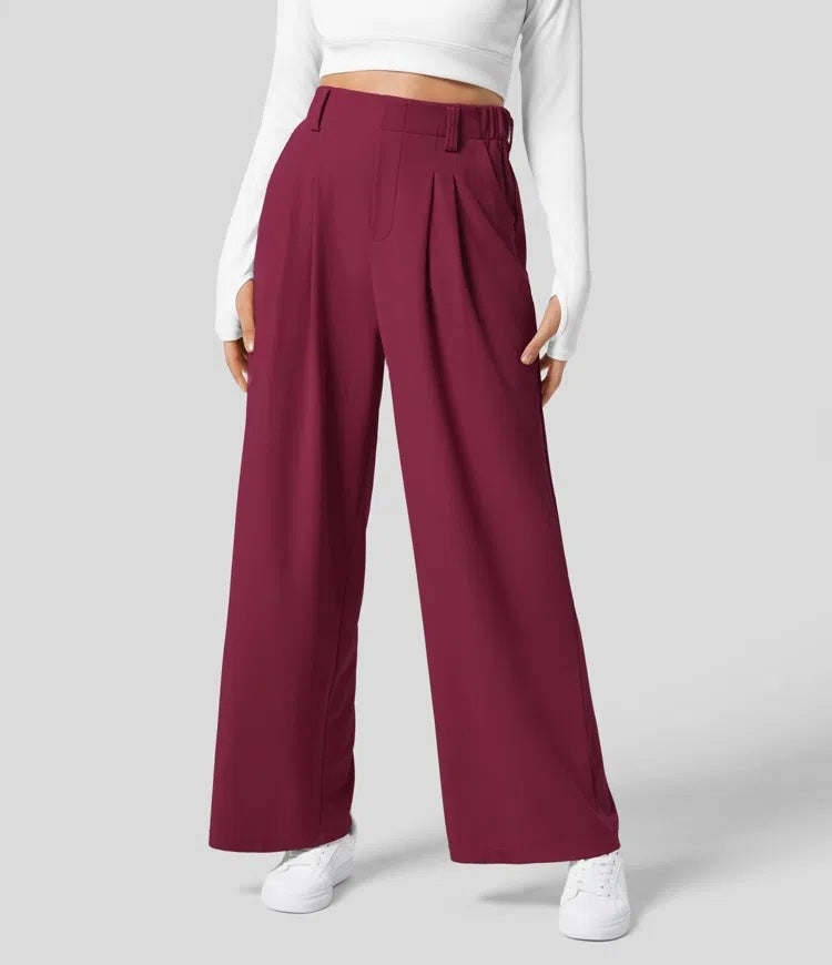 ✨ High Waist Wide Leg Trousers