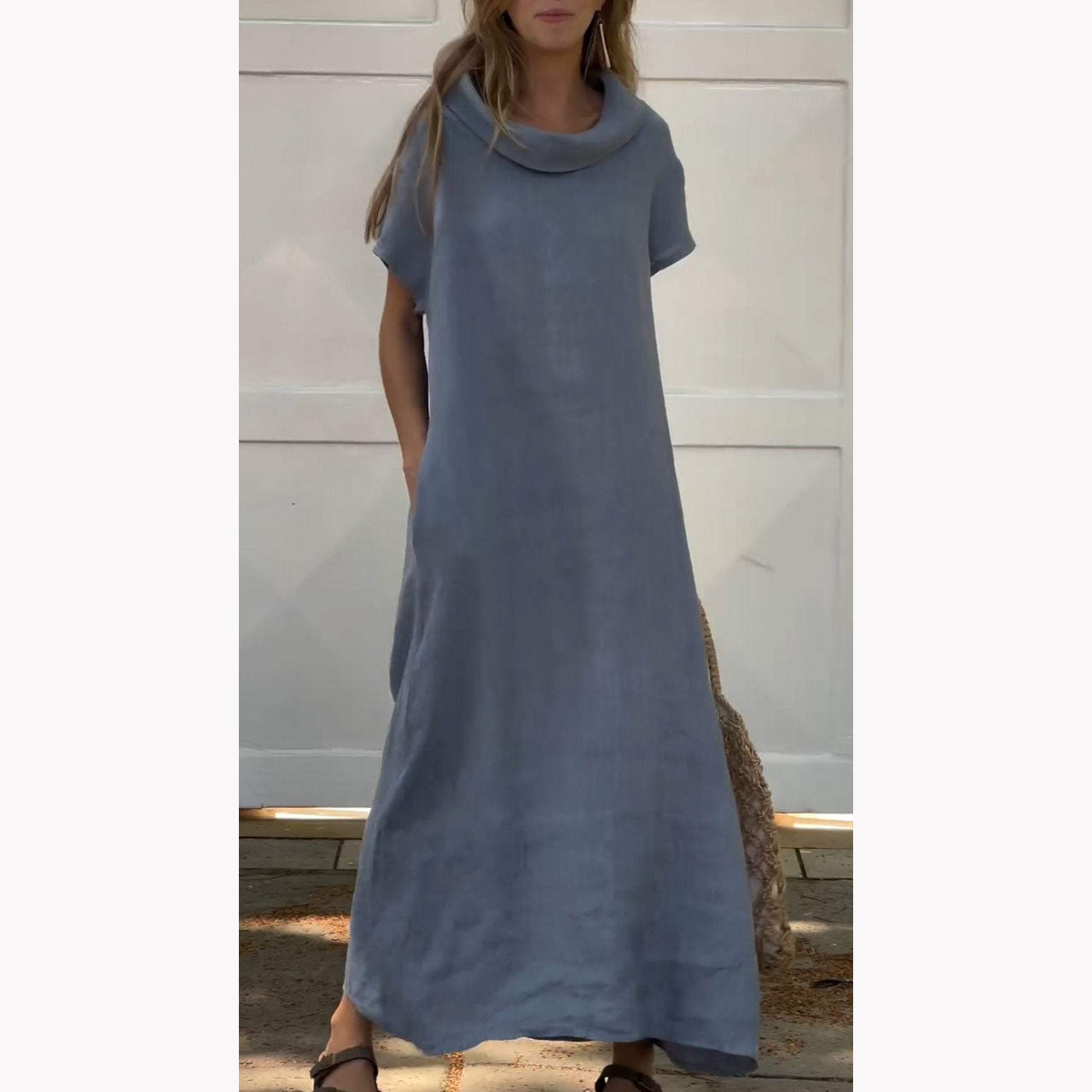 minimalist linen dress✨