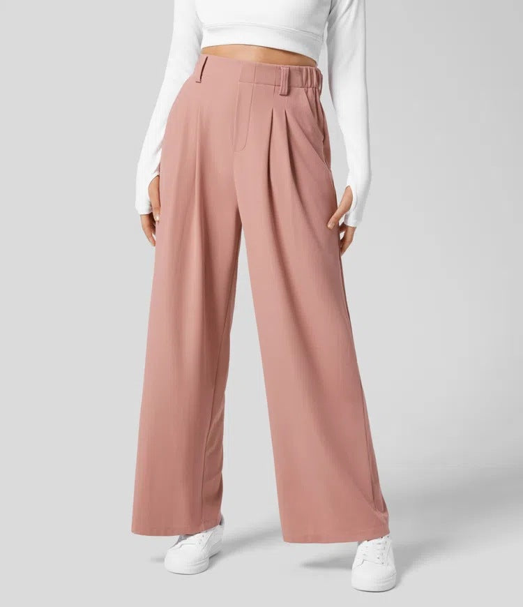 ✨ High Waist Wide Leg Trousers