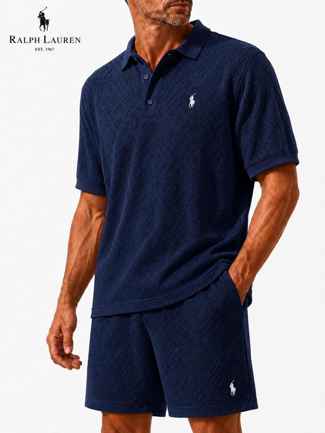 High-quality and comfortable polo shirt set