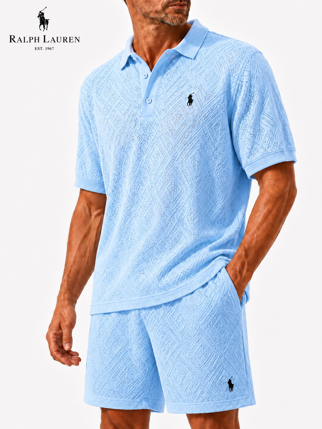 High-quality and comfortable polo shirt set
