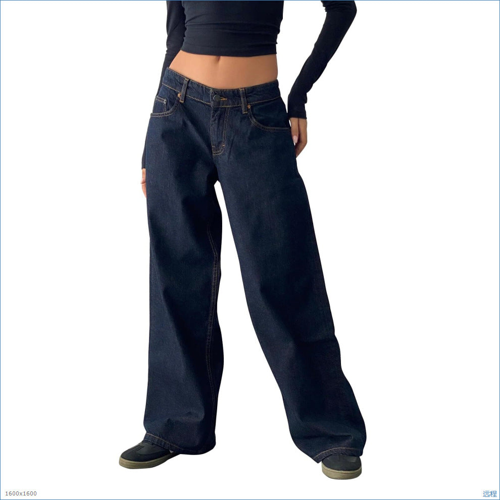 Waisted Wide Leg Jeans👖