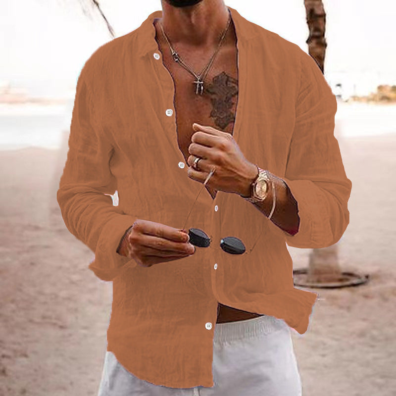 Men's Lightweight Linen Shirt - 🔥 Viral Style