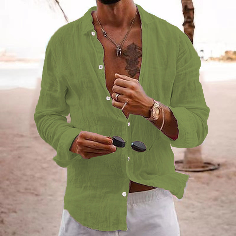 Men's Lightweight Linen Shirt - 🔥 Viral Style