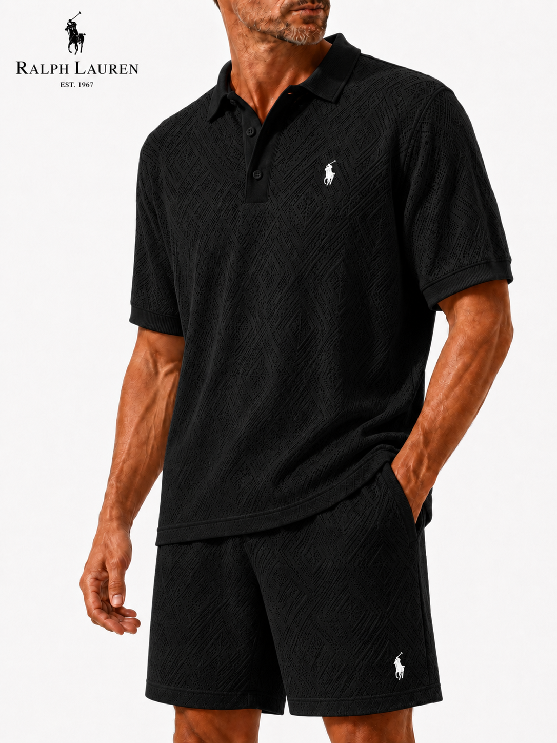 High-quality and comfortable polo shirt set