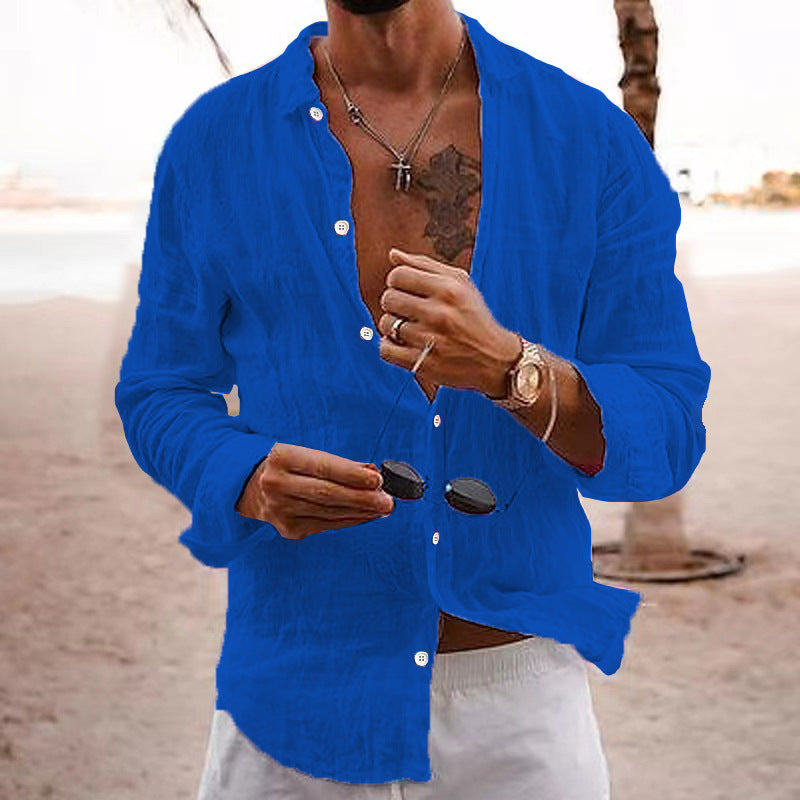 Men's Lightweight Linen Shirt - 🔥 Viral Style