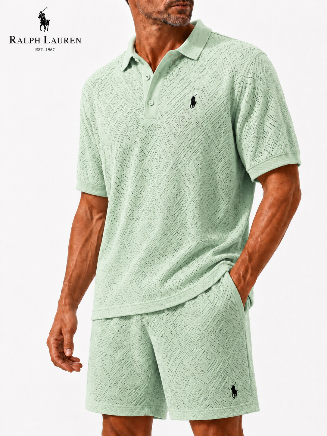 High-quality and comfortable polo shirt set