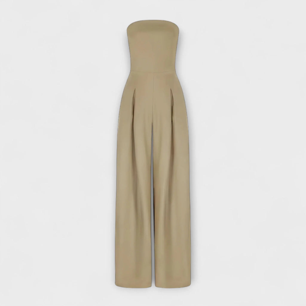 Strapless Wide-Leg Jumpsuit | Flattering & Wrinkle-Free for All Occasions