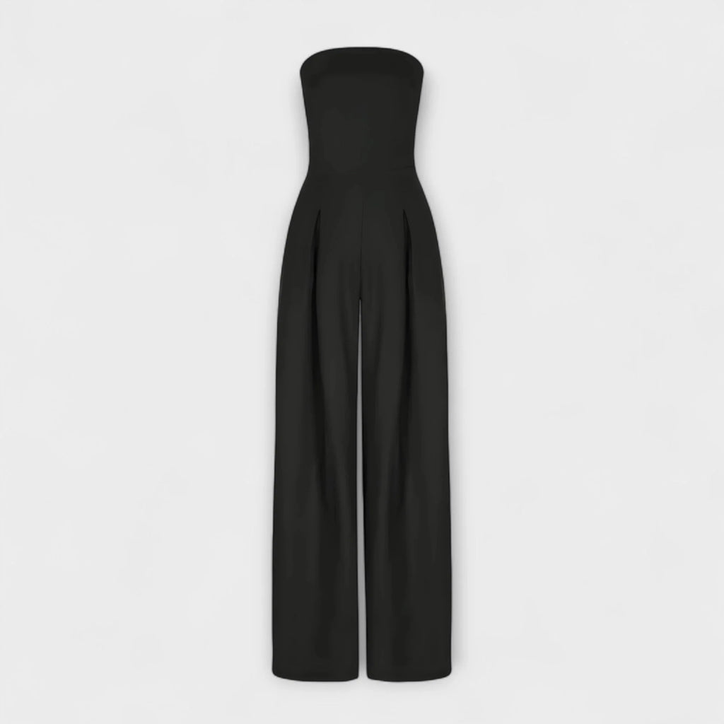 Strapless Wide-Leg Jumpsuit | Flattering & Wrinkle-Free for All Occasions