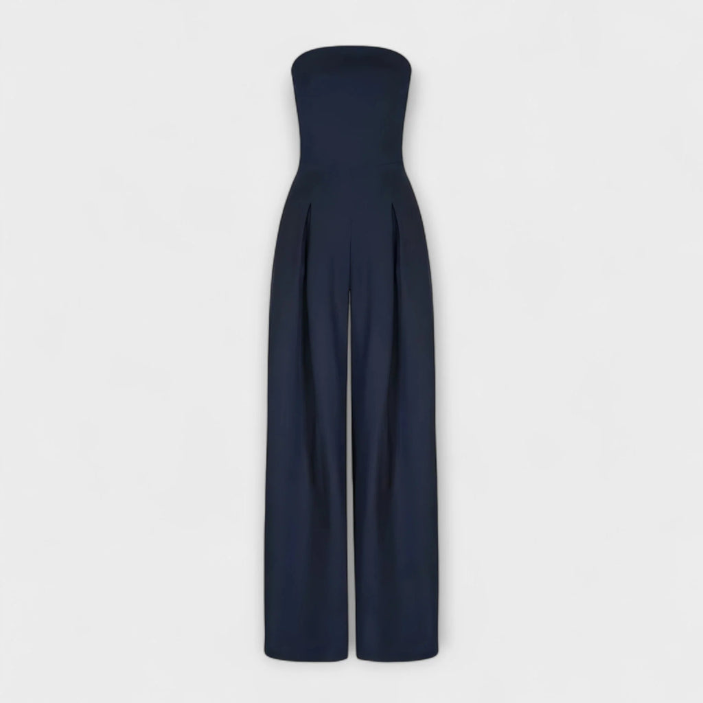 Strapless Wide-Leg Jumpsuit | Flattering & Wrinkle-Free for All Occasions