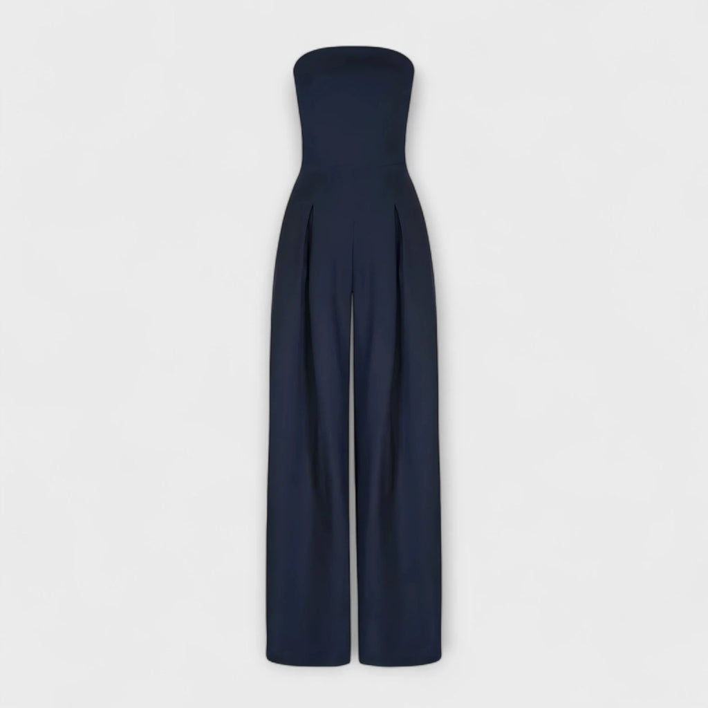 Strapless Wide-Leg Jumpsuit | Flattering & Wrinkle-Free for All Occasions