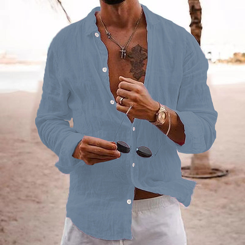 Men's Lightweight Linen Shirt - 🔥 Viral Style