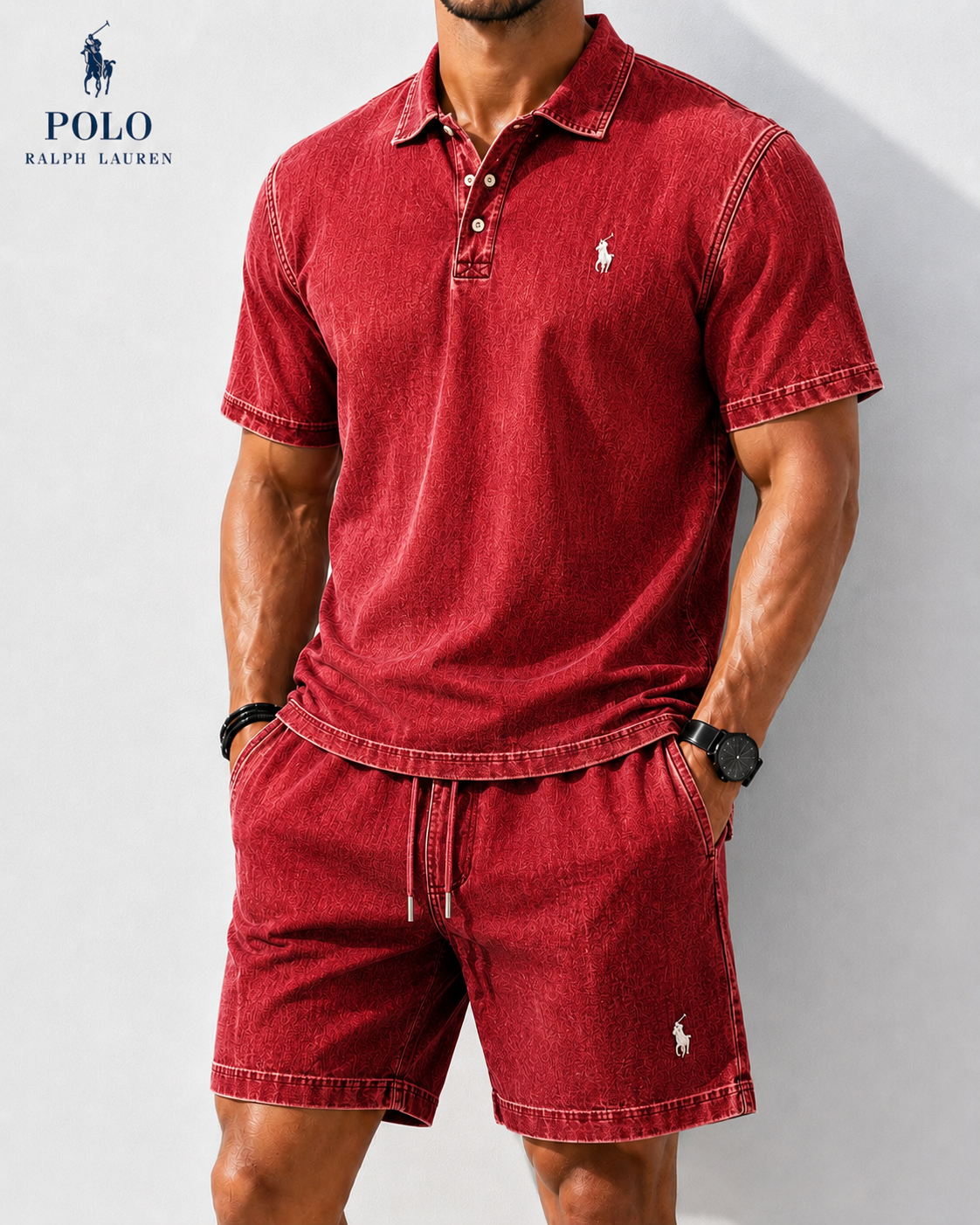 Men’s  Denim Two-Piece Outfit