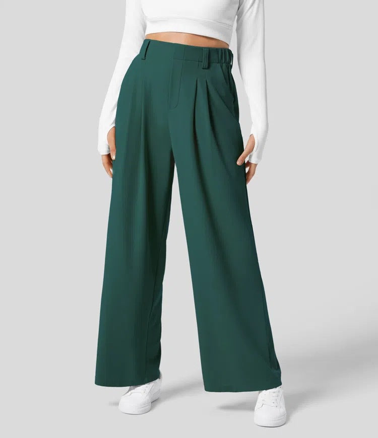 ✨ High Waist Wide Leg Trousers