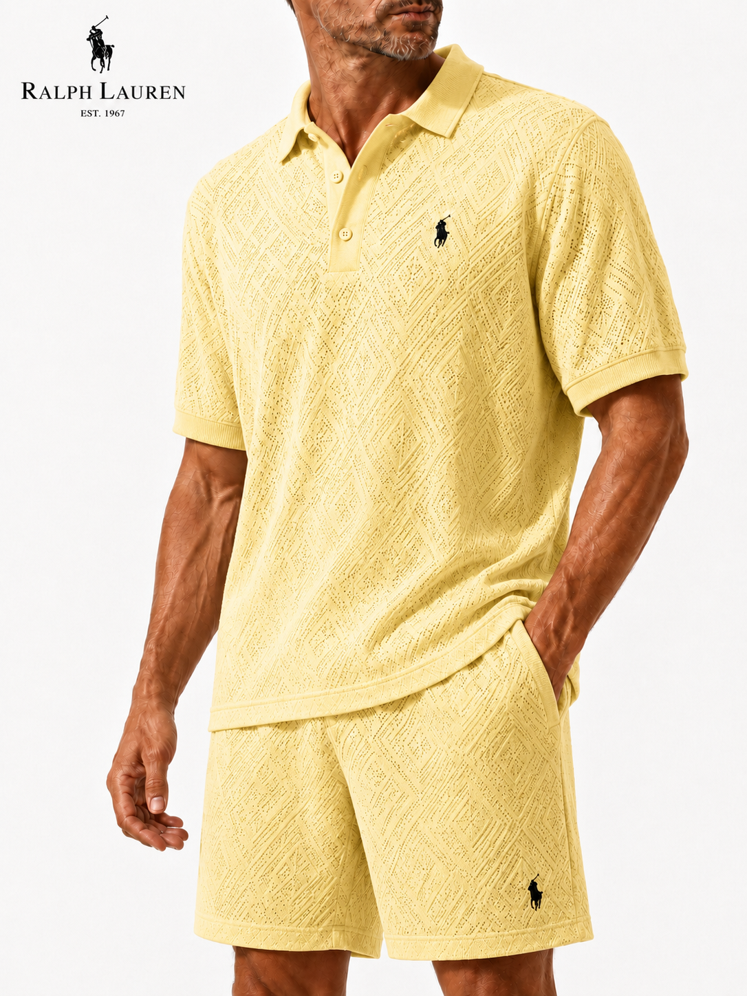 High-quality and comfortable polo shirt set