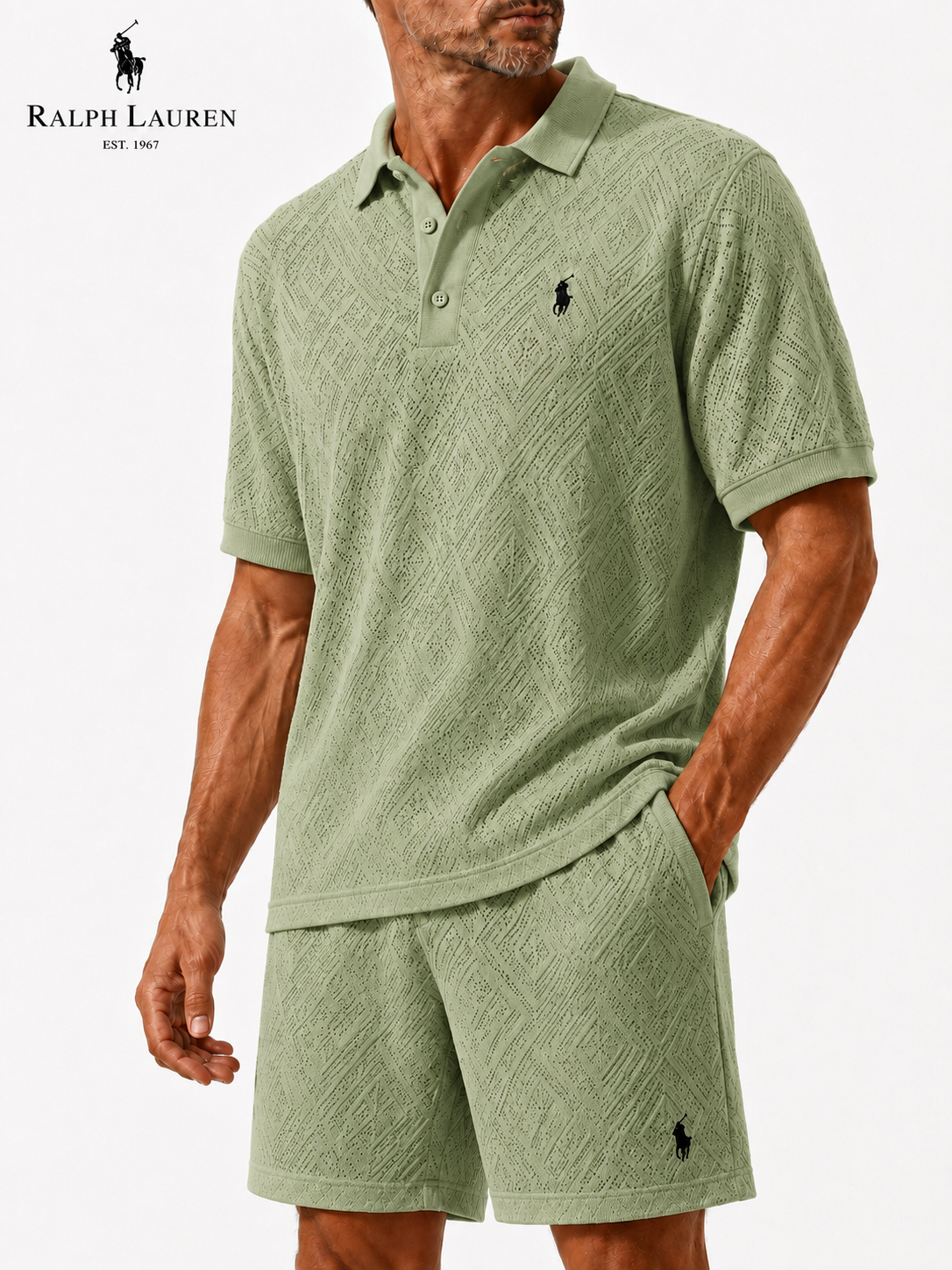 High-quality and comfortable polo shirt set