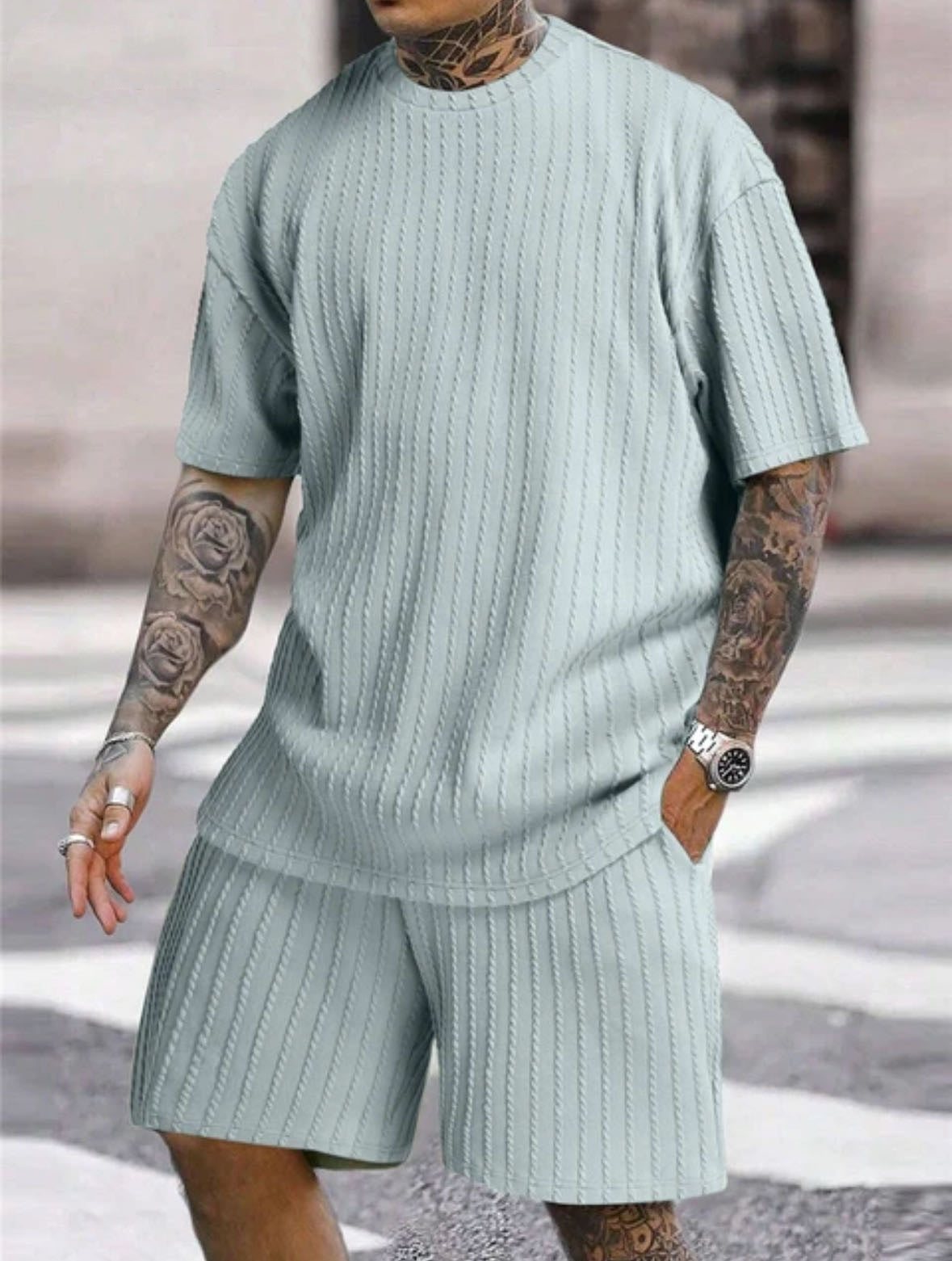 🔥Men's Summer Oversized 2-Piece Casual Set
