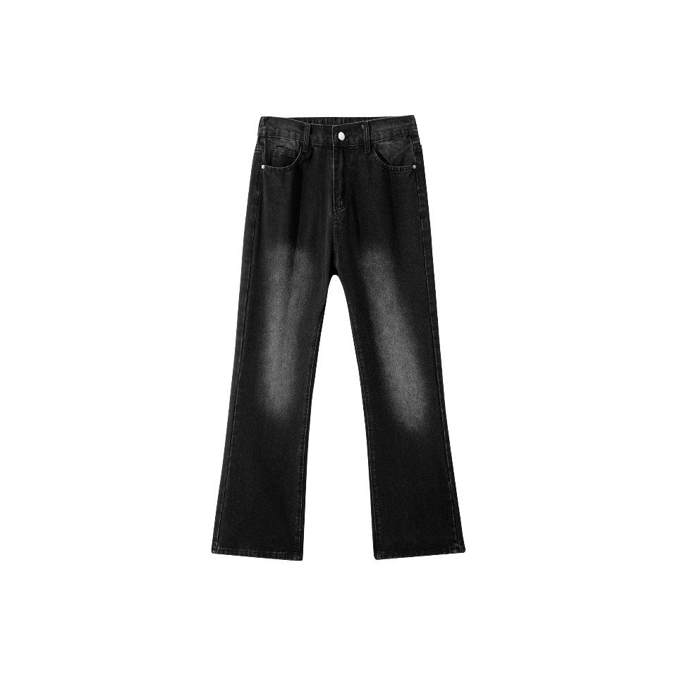 🔥 Men's Vintage Gray Wash Flare Jeans