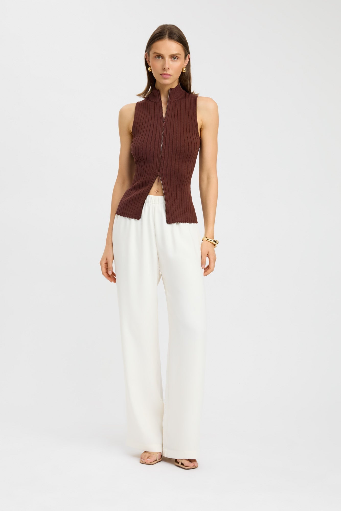 Chic Cropped Zip-Up Vest✨