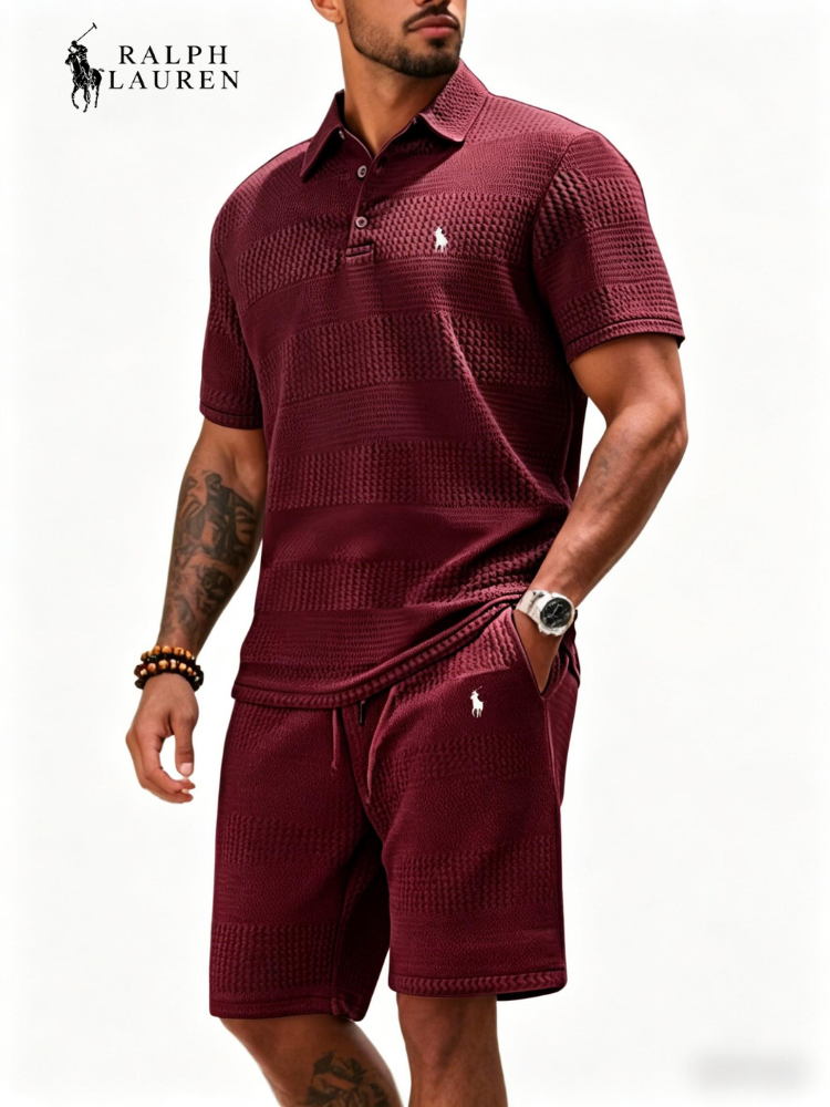 High-quality and comfortable polo shirt set