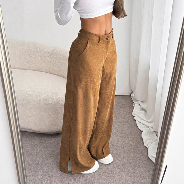 Everyday Corduroy Wide Leg Pants