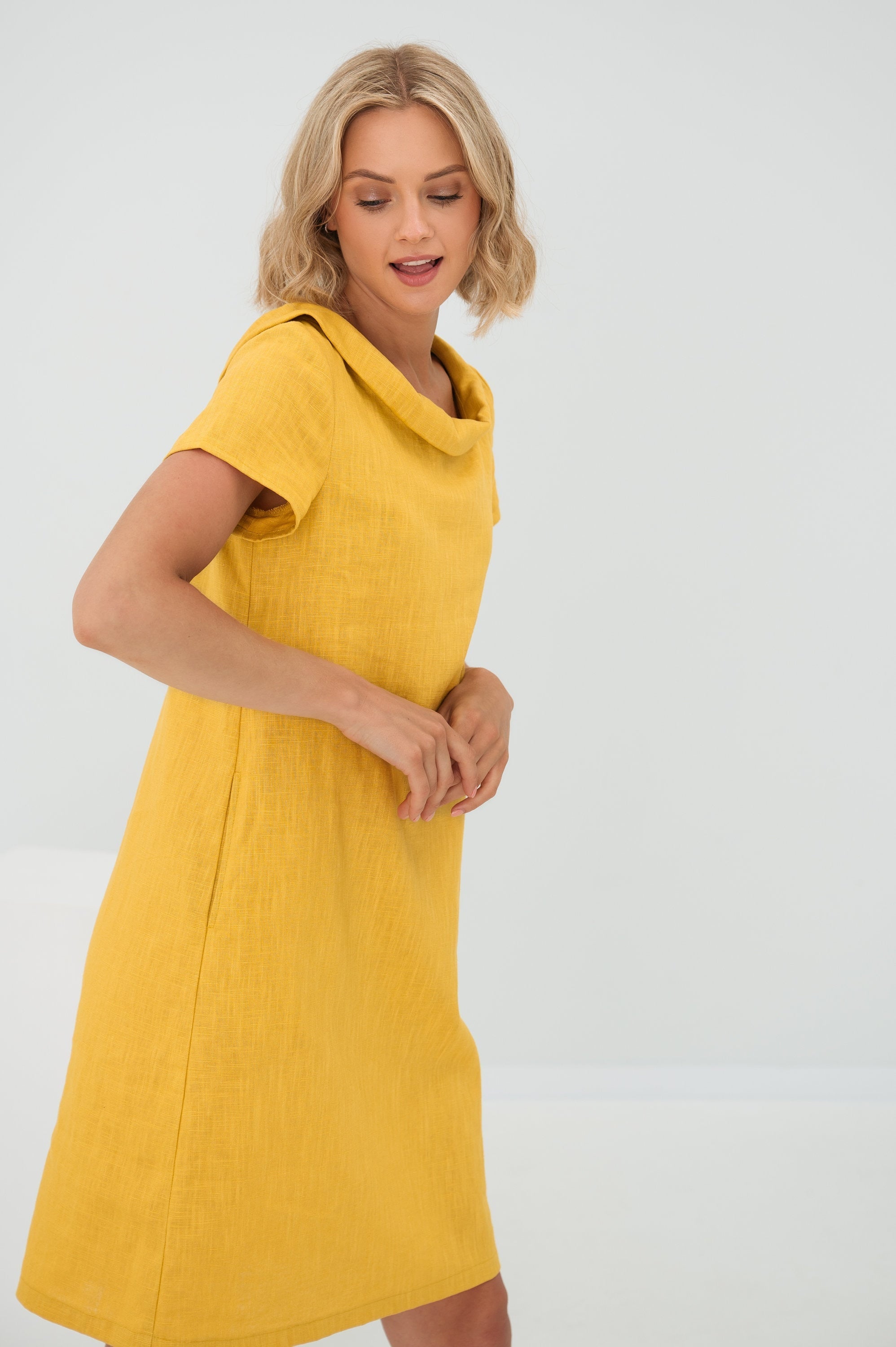 minimalist linen dress✨