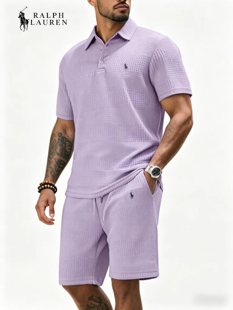 High-quality and comfortable polo shirt set