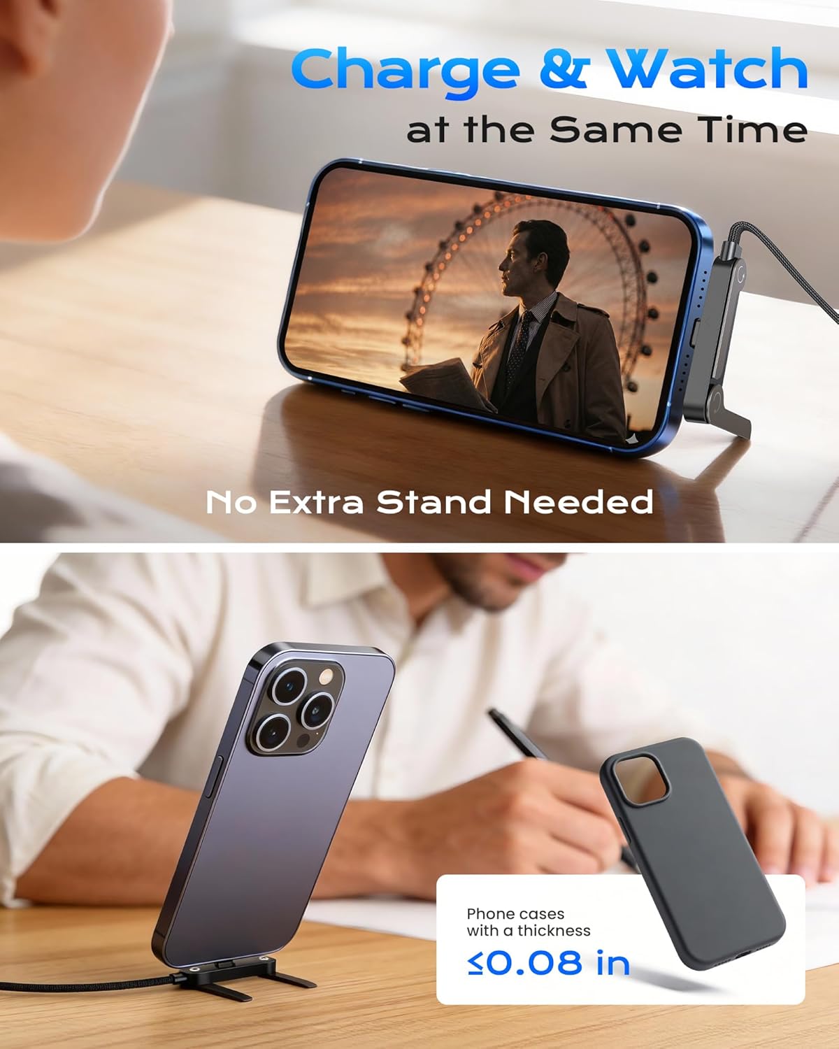 Charge, Stand, & Play - The Most Functional 2-in-1Fast Charging Cable