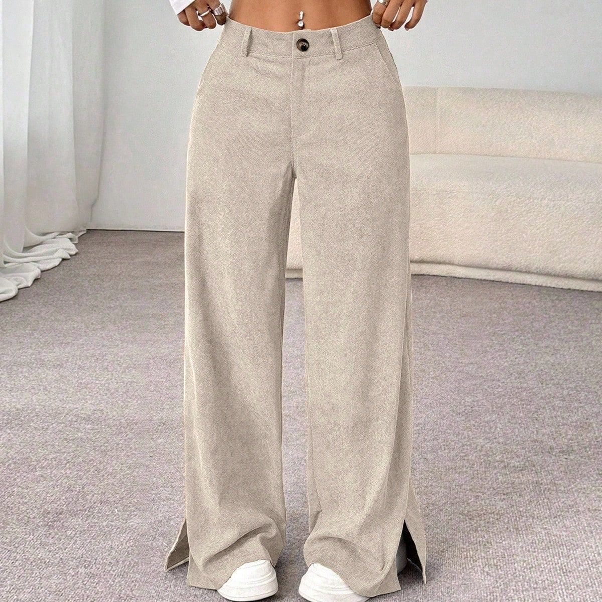 ✨ Corduroy Wide Leg Pants | High Waist
